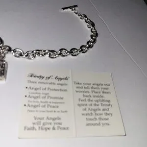 Patricia Victoria Jewelry Trinity Of Angels Bracelet By Patricia Victoria Nwot Poshmark